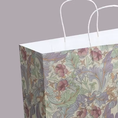 재활용 생분해성 소매 식료품 쇼핑 포장 맞춤형 패스트 푸드 테이크아웃 의류 포장 크래프트 종이 봉투